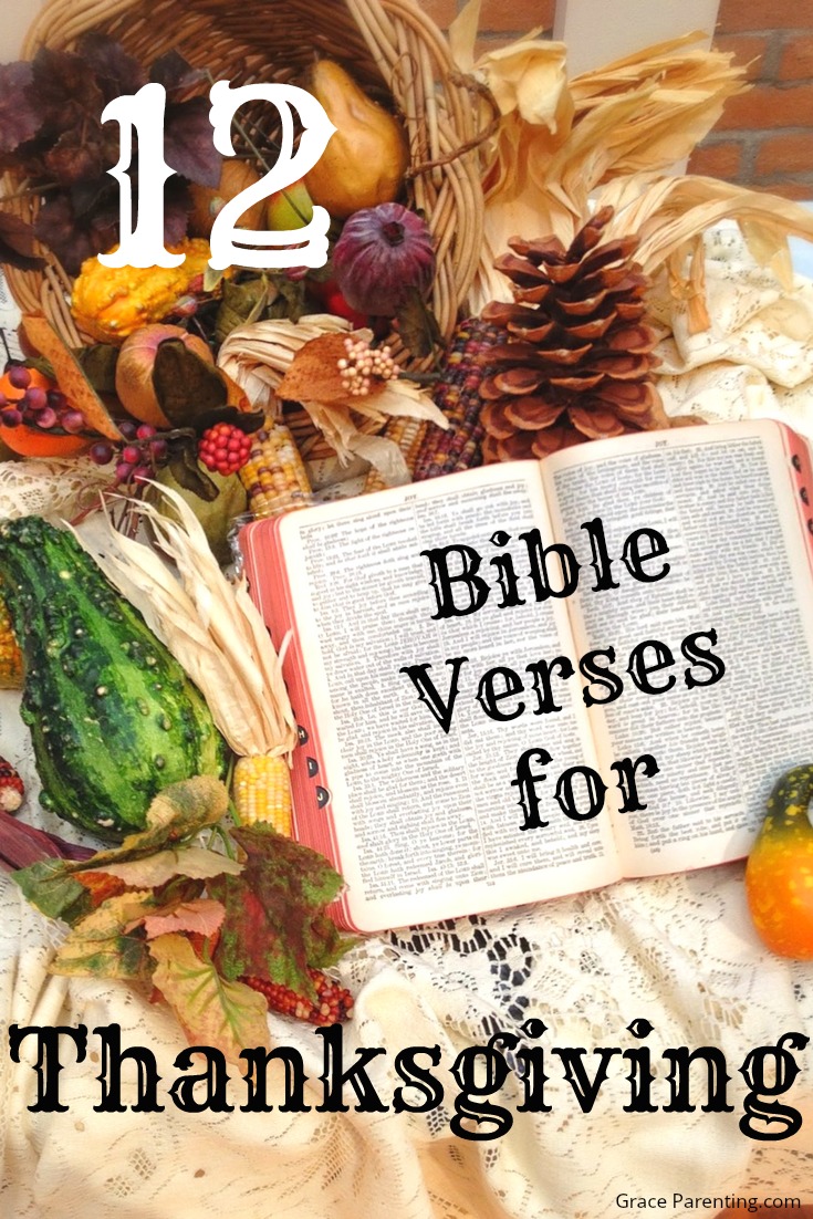 12 Bible Verses for Thanksgiving